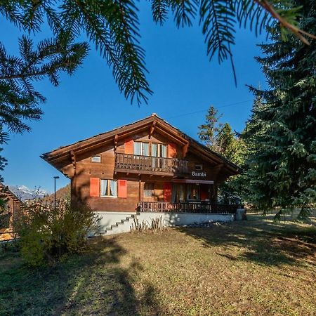 Chalet Bambi "Marchenhaft" Apartment Grachen Exterior photo